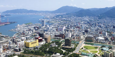 現在の北九州市都心部の写真