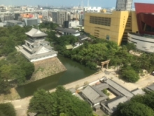 市庁舎展望室からの眺め(小倉城方面)の写真