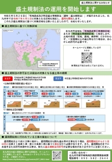 【資料1】盛土規制法の運用を開始します