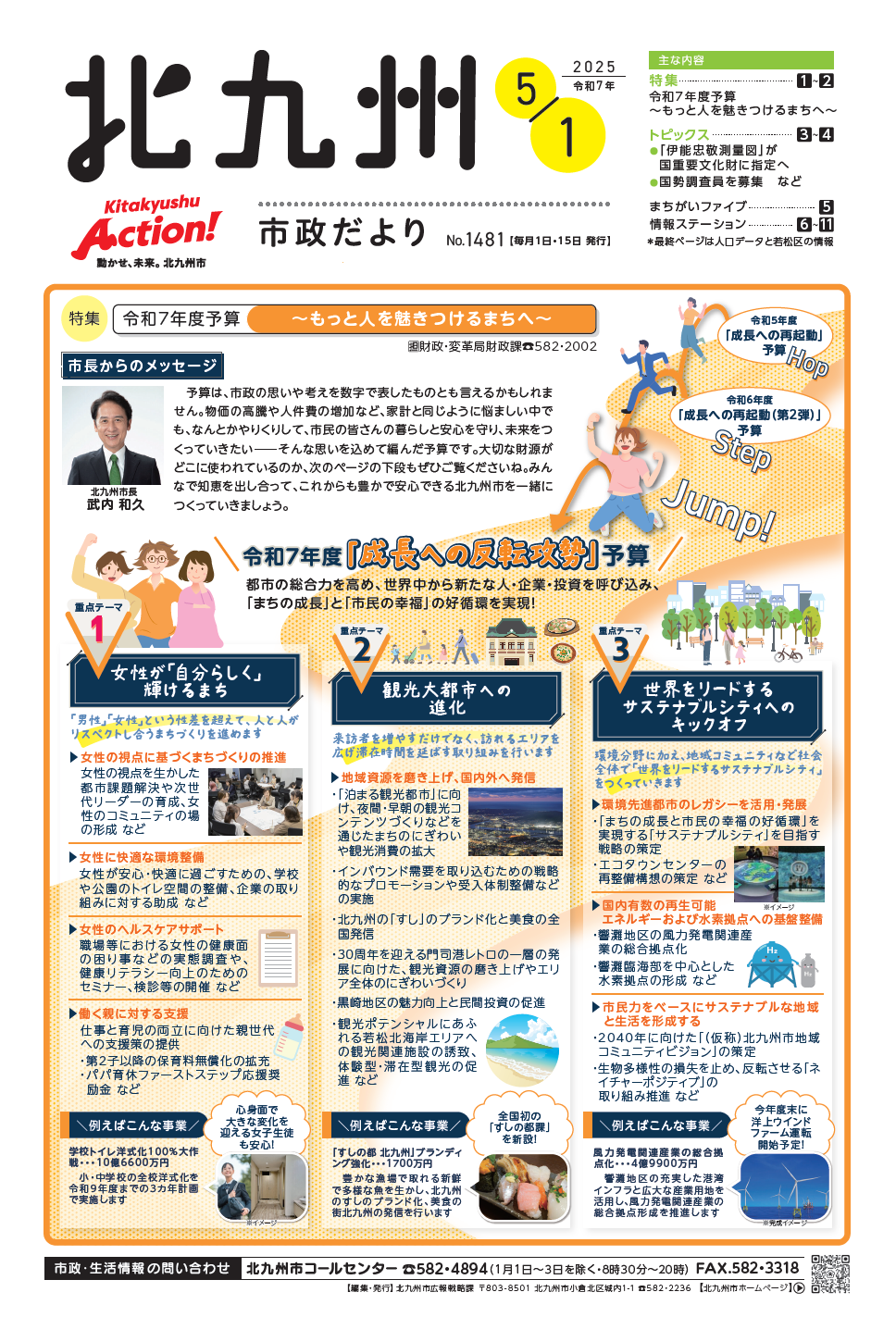 市政だより1面イメージ