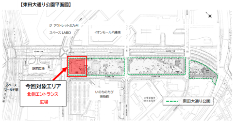 平面図 東田大通り公園