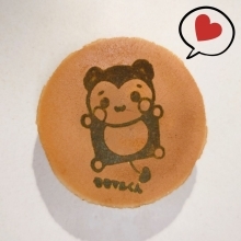 「モモマルくん」オリジナルいづつや饅頭の写真