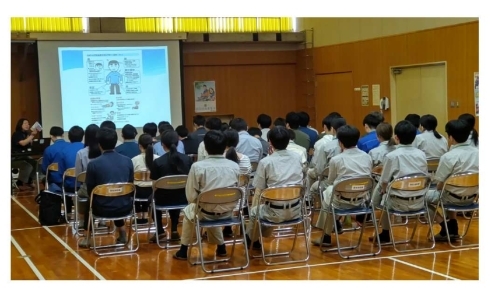 フレッシュマン防災研修の写真です