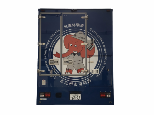 地震体験車の画像