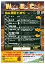 火災予防広報チラシ裏