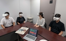 VRの体験時の様子