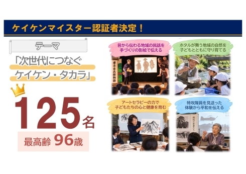 ケイケンマイスター認証者決定