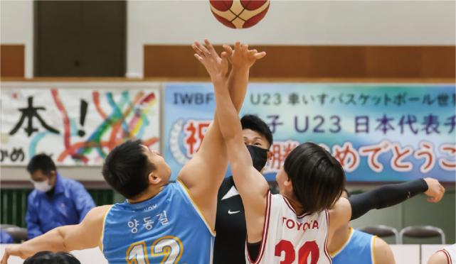 国際車いすバスケットボール大会の画像