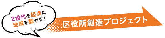 Z世代を起点に地域を動かす！　区役所創造プロジェクト