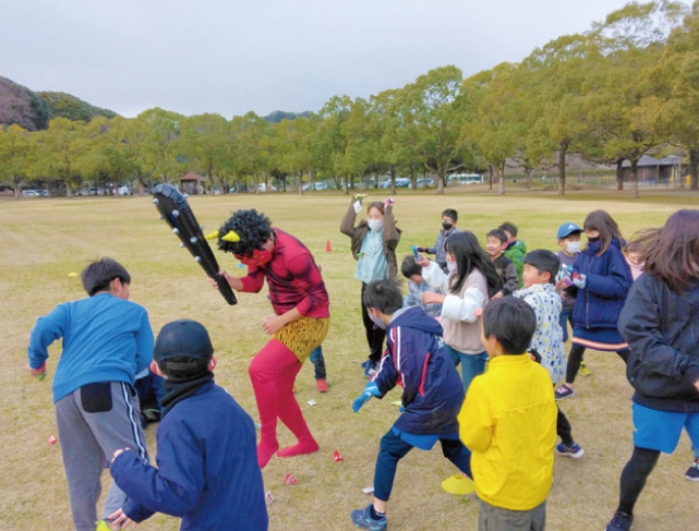 山田緑地節分まつりの写真