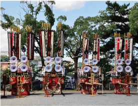 戸畑祇（ねへん）園大山笠行事の写真