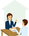 相談中のイラスト