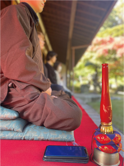 心と呼吸を整える はじめてさんの坐禅（ざぜん）会の写真