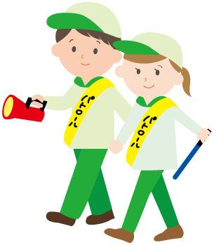 パトロールのイラスト