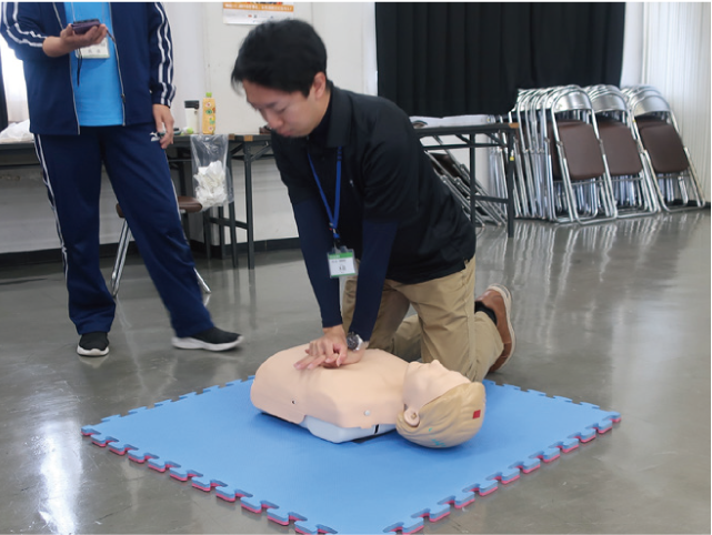 救命講習会の写真