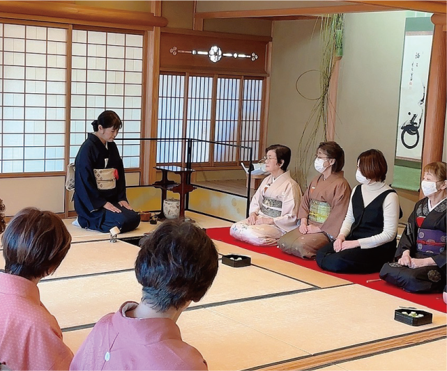 新春茶会の様子