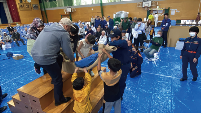 八幡西区防災訓練の写真