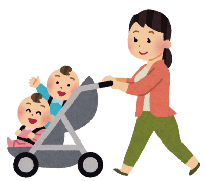 親子のイラスト