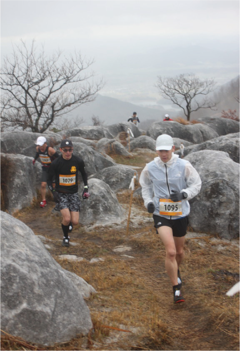 平尾台クロスカントリーの様子