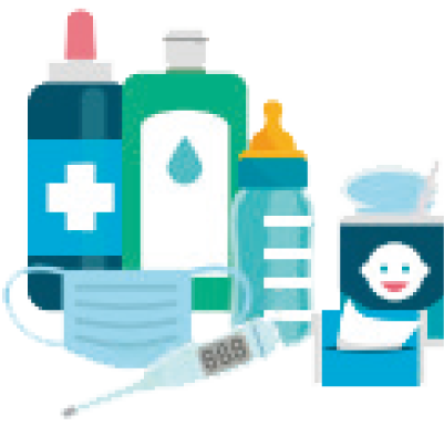 いざというときのために非常時持ち出し袋のイラスト2