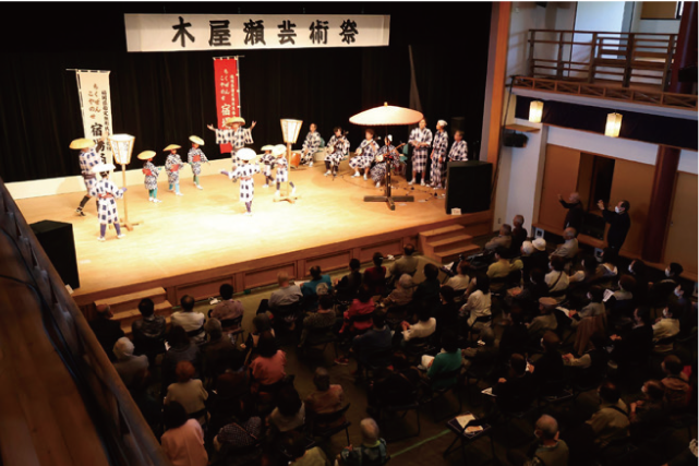 木屋瀬芸術祭の様子