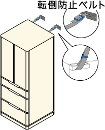 冷蔵庫のイラスト