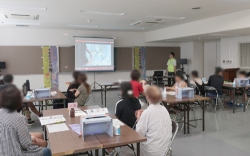 工場の見学の様子
