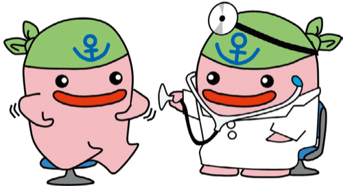 受診するじーものイラスト
