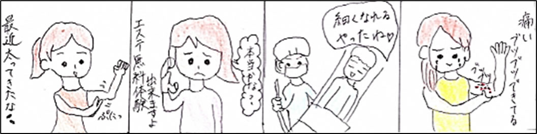 美容医療サービス編　事例漫画