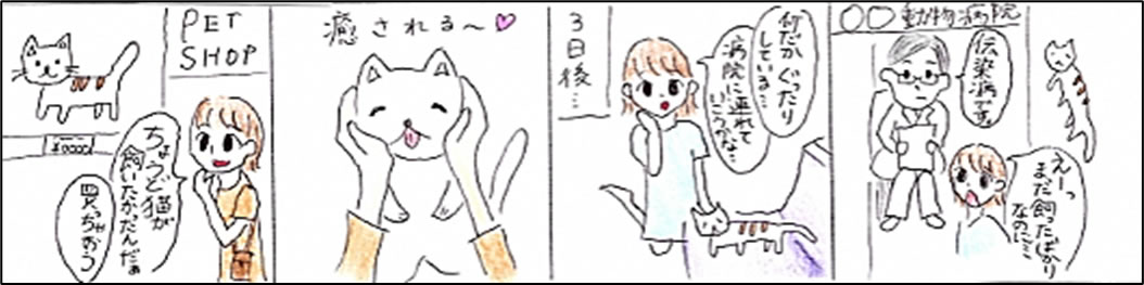 ペット購入編　事例漫画