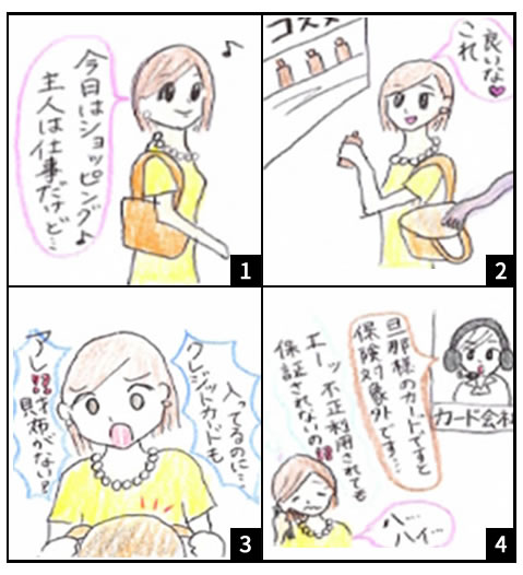 クレジットカード編　事例漫画
