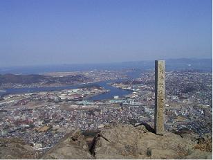 皿倉山山頂からの眺望写真