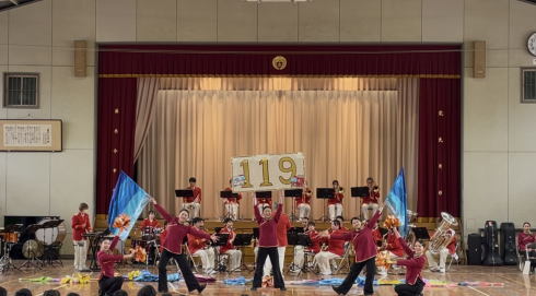 演奏演技をしている画像