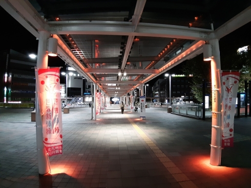 黒崎駅ペデストリアンデッキの写真