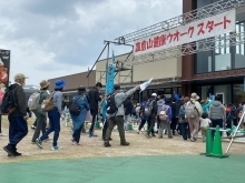 出発の様子