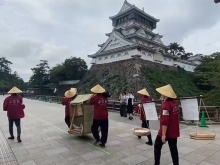 駕籠体験の写真