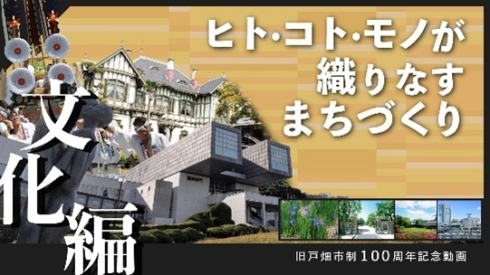 旧戸畑市制100周年記念動画文化編サムネイル