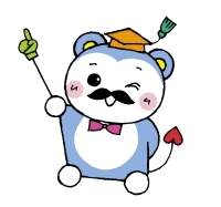 講義するモモマルくん