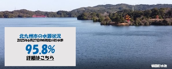 北九州市の水源状況