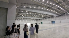 会場下見の様子