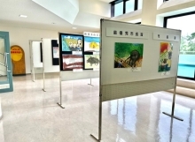 令和6年度動物愛護図画展示の様子の写真