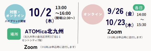 スポットワーク活用セミナー開催日