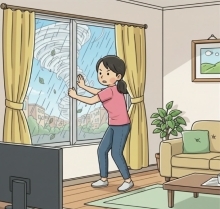 室内での竜巻対策