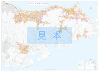 住居表示案内図見本の画像