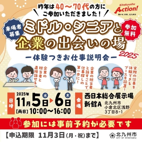 タイトル：「ミドル・シニアと企業の出会いの場2025」