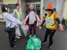 ごみを集めた写真