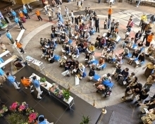 昨年の様子（お花のセリ体験）