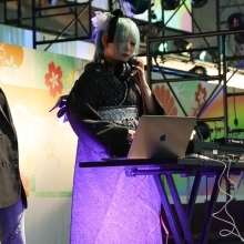 DJ SherryさんによるDJ PLAYの様子