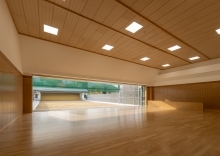 桃園武道場の室内の写真