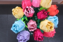 【折り紙作品】バラの花